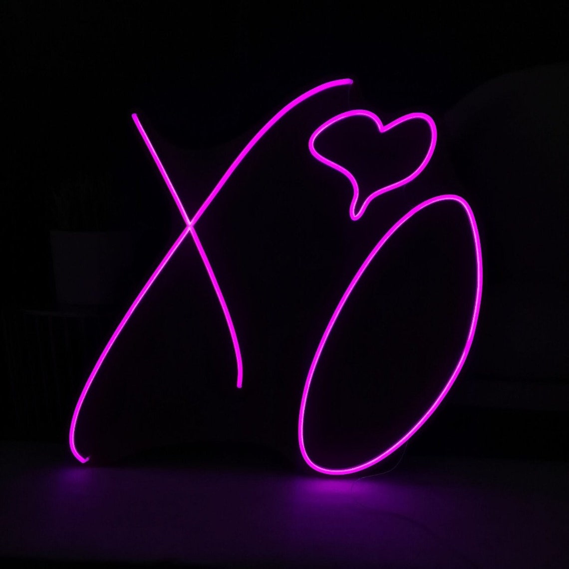 Xo Neon Light Sign Love Xo Sign Neon Light Handmade LED Neon Etsy México