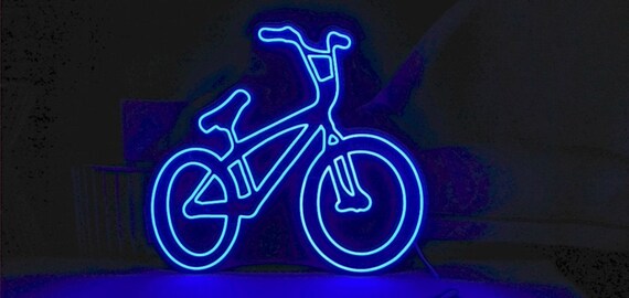 stap in wenselijk kom tot rust BMX Bike Freestyle Skate Bicycle Led Neon Art Sign Light Lamp - Etsy Israel