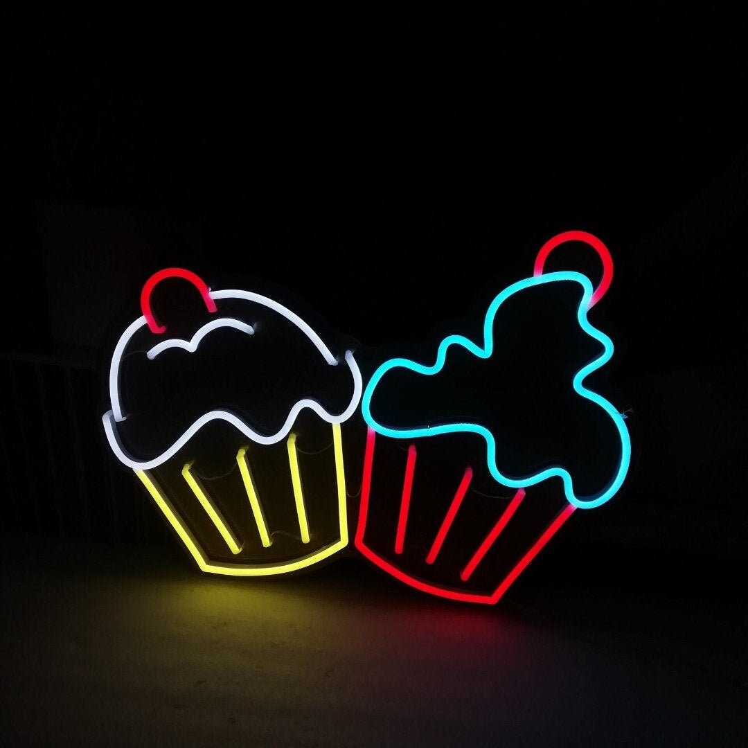 Muffins Neon Art Sign Light Lamp Illuminate Shop Office Living - Etsy