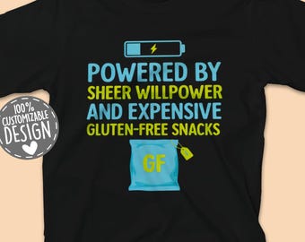 Gluten Free T-Shirt, Celiac Disease Shirt,  Food Allergy Gift