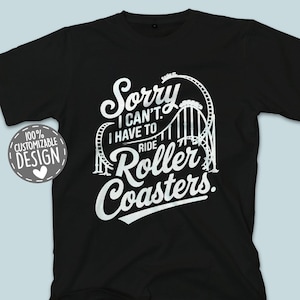 Amusement Park T-Shirt, Roller Coaster Lover Gift, Theme Park Apparel, Ride Roller Coasters, Unisex