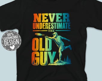 Funny Frisbee Golfer T-Shirt, Disc Golf Gift for Men, Frolf Player Tee