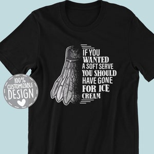 Funny Badminton T-Shirt: Badminton Player Gift