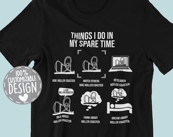 Roller Coaster Lover T-Shirt: Amusement Park Apparel