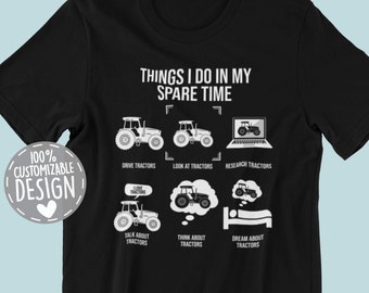 Funny Tractor T-shirt | Farming Shirt, Farmer Gift, Tractor Lover Tee, Farm Outfit, Unisex