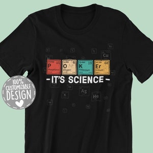 T-shirt drôle de joueur de poker | Chemise de poker, cadeau de joueur de cartes, cadeau de poker, chemise de joueur de cartes, chemise d'expert de poker, unisexe