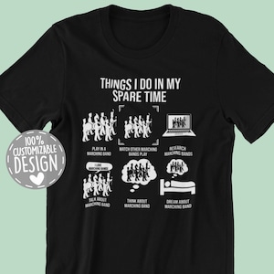 Marching Band T-Shirt: Musician Gift, High School Season