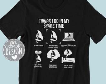 Funny Wingfoiling T-Shirt: Water Sports Tee, Unisex Apparel