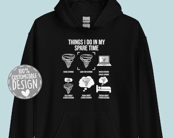 Storm Chaser Hoodie | Meteorology Outfit, Tornado Apparel