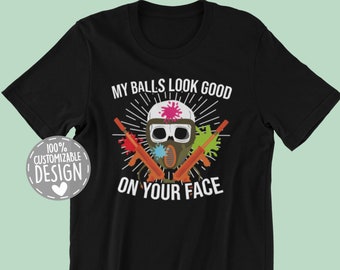 Funny Paintball Player T-Shirt | Paintball Apparel, Paintball Game Outfit, Paintballer Gift, Unisex