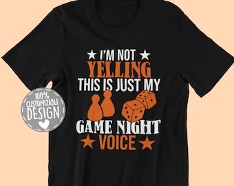 Game Night T-Shirt | Fun Gift for Game Lovers & Party Players, Tabletop Gaming Shirt, Game Master Tee, Unisex