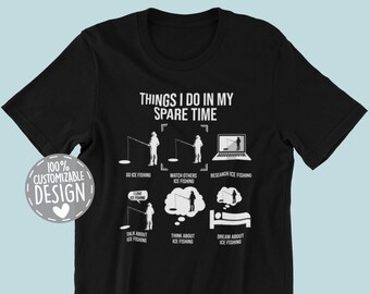 Funny Ice Fishing T-Shirt: Winter Fisherman Gift