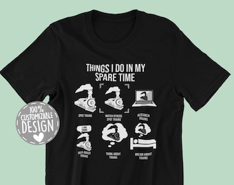 Trainspotter T-Shirt | Things I Do, Trainspotting Shirt, Train Lover Gift, Model Train Enthusiast, Unisex