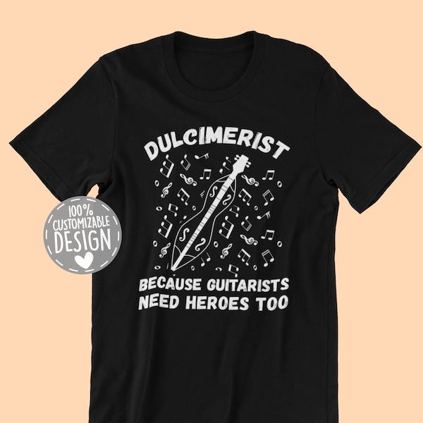 Dulcimer Player T-Shirt | Folk and Traditional Musician Gift for Hammered & Mountain Dulcimer Fans, Unisex