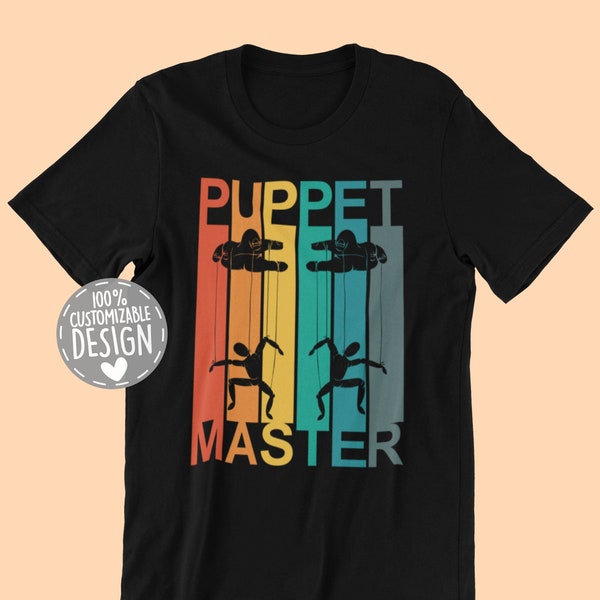 Puppeteer T-Shirt | Ventriloquist Gift, Puppet Master, Funny Puppet Shirt, Puppeteer Gift, Puppet Theatre Shirt, Unisex
