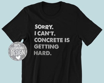 Concrete Finisher T-Shirt | Constructor Gift, Construction Worker Shirt, Construction Labourers, Structural Engineer, Unisex