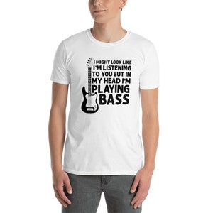 Funny Bassist T-shirt Funny Bass Shirts for Men Bass Player - Etsy