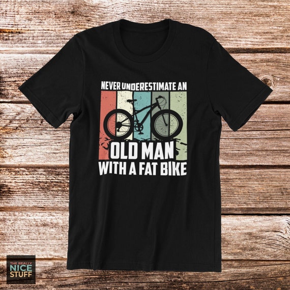 Fat Bike T-Shirt | Funny Grandpa Cycling Gift