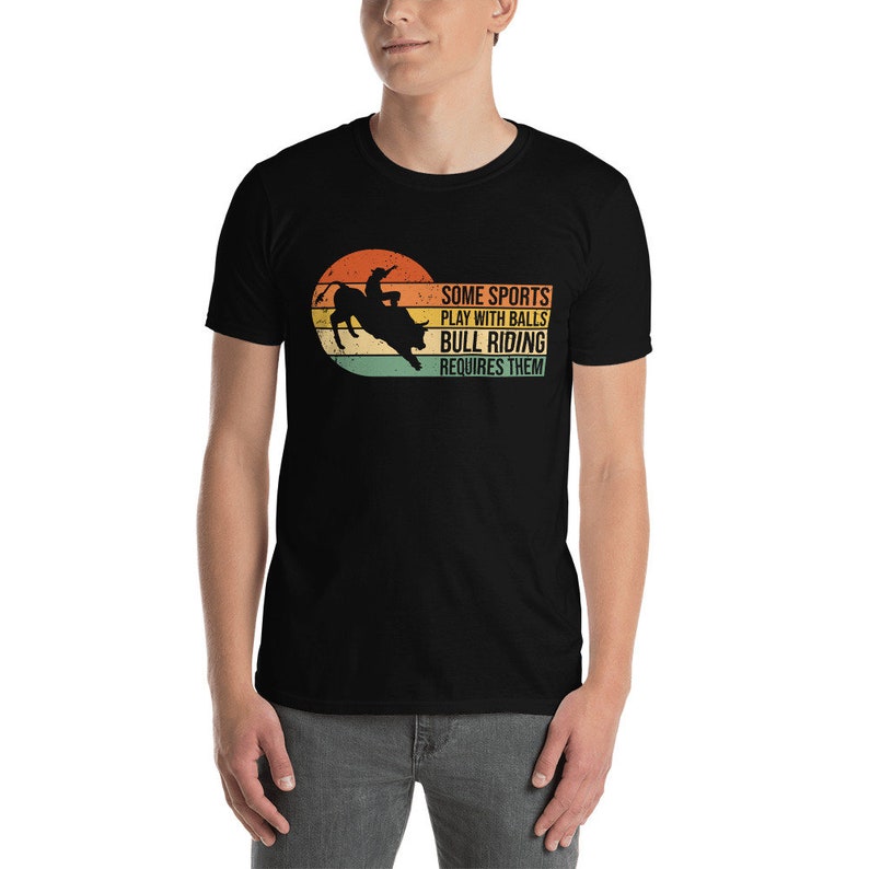 Vintage Bull Riding T-shirt Funny Gift for Bull Rider and - Etsy