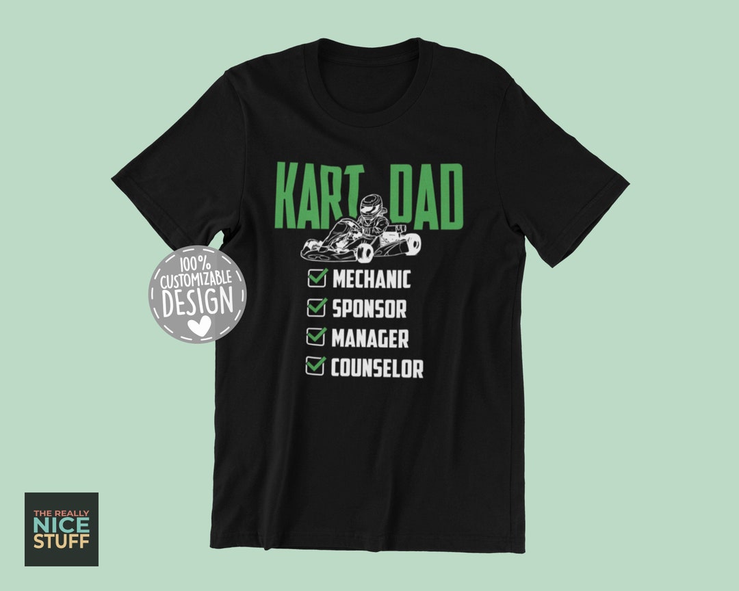 Go-kart Dad T-shirt Go Kart Racing Shirt, Karting Shirt, Kart Racing ...