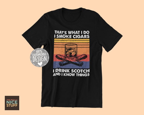 Men's 'Life Is Too Short Smoke Good Cigars' T-Shirt - Dark Heather, Size 4XL, 100% Cotton