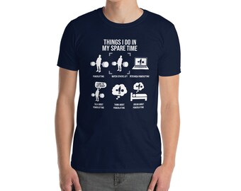 Funny Powerlifting T-Shirt: Weightlifting Spare Time, Unisex