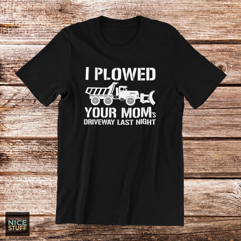 Snowplow Driver Tshirt Snow Plow Truck Driver Gift Winter Etsy