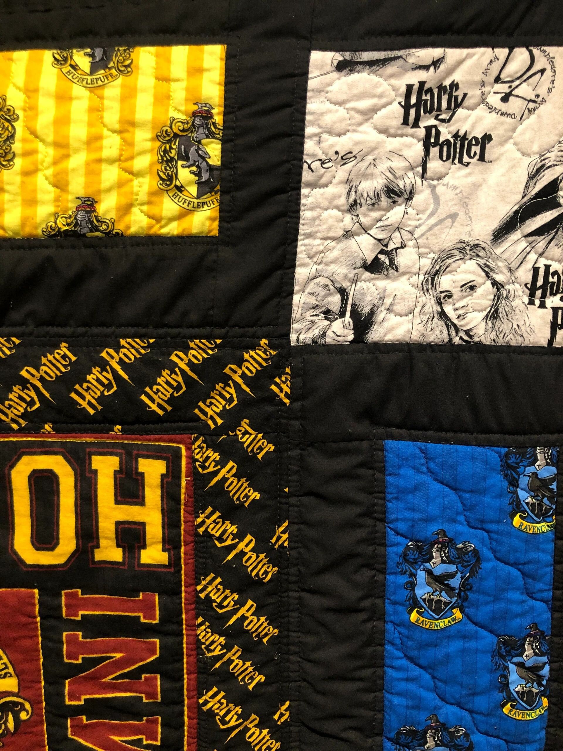 Harry Potter Poudlard Maison Quilt Halloween Decor Couverture Pour Bebe Harry Potter Couverture Pour Enfants Harry Potter Courtepointe Harry Potter Bebe H