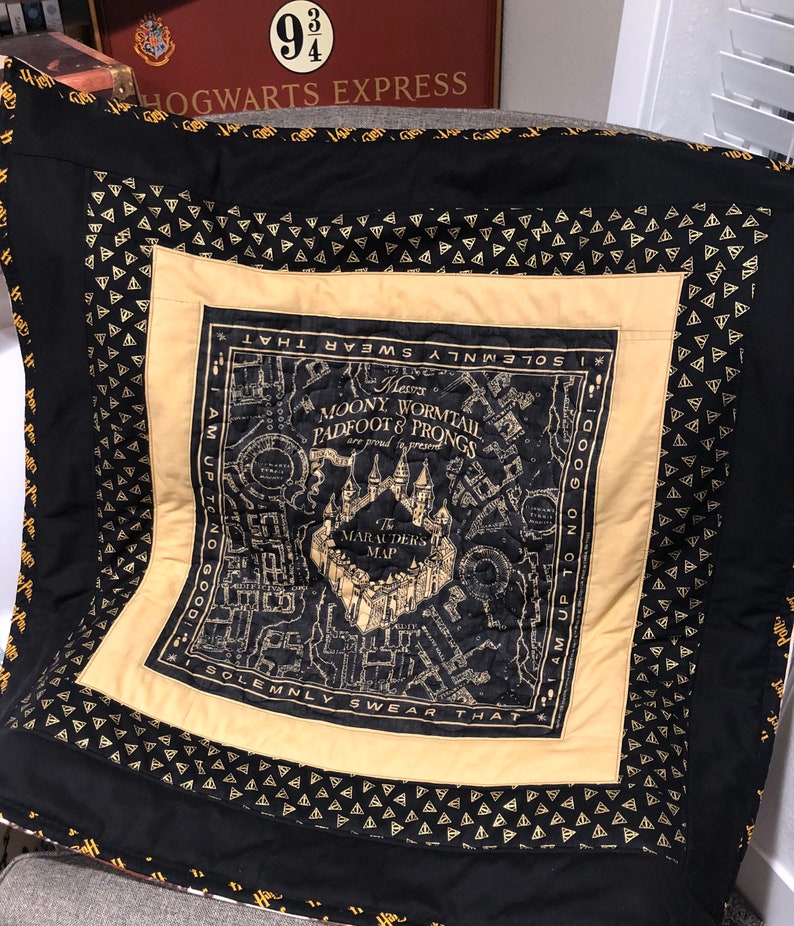 Hogwarts Houses Gryffindor Ravenclaw Harry Potter Bandana Quilt Panel Fabric Panel Washable Free Shipping Hufflepuff Slytherin