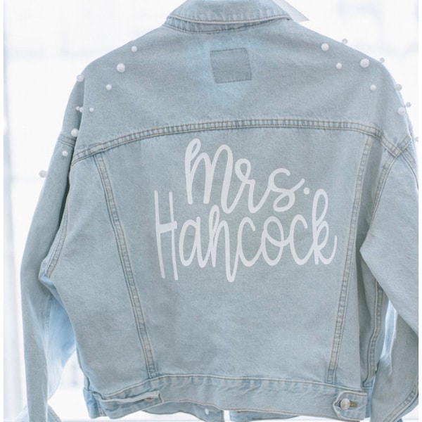 Personalized Bridal Jacket