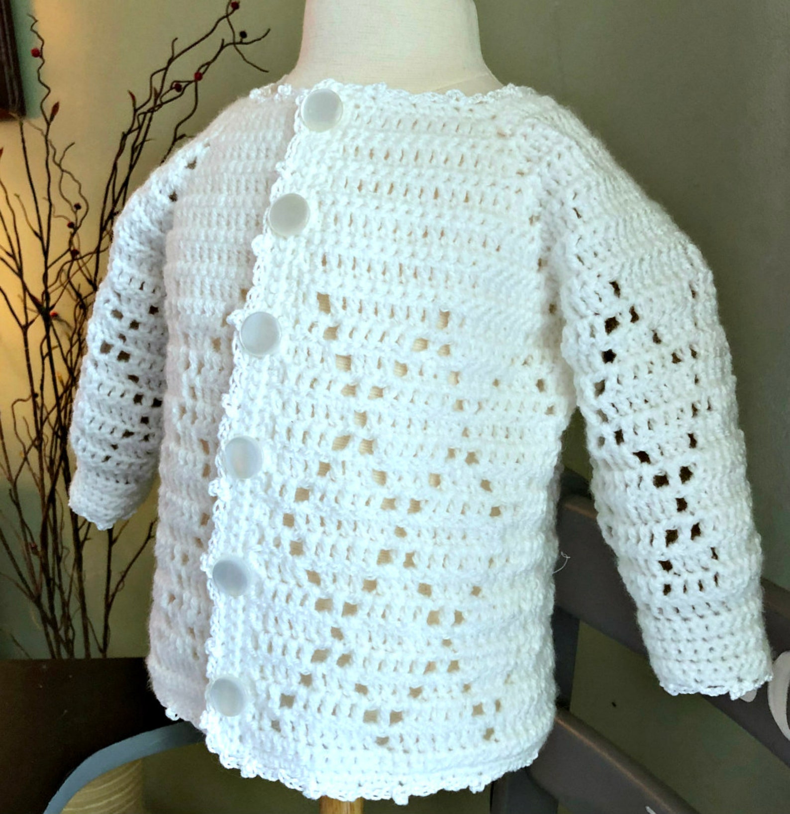 Boy Christening or Everyday Outfit Crochet Pattern 4-6 Months - Etsy