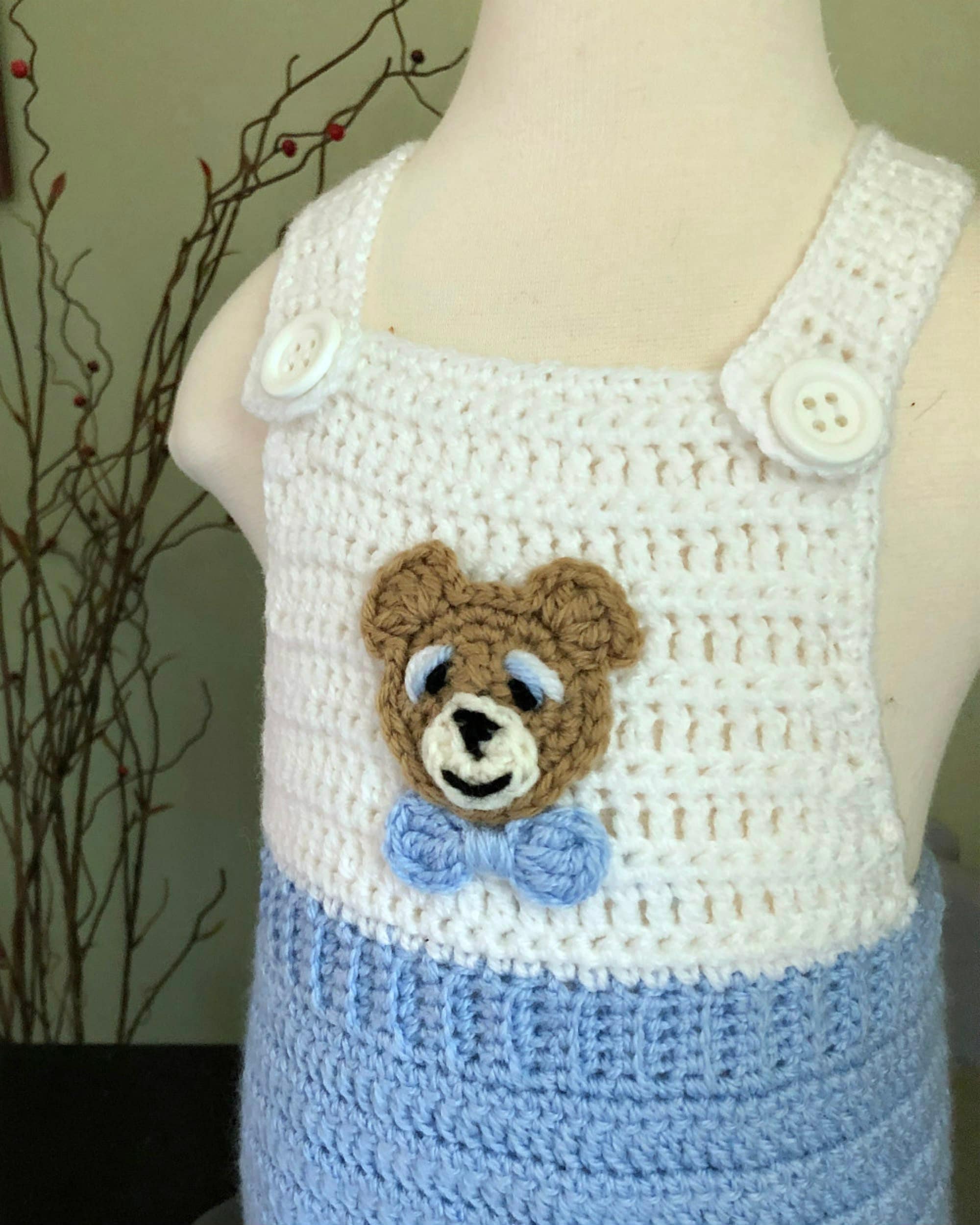 Boy Christening or Everyday Outfit Crochet Pattern 4-6 Months - Etsy