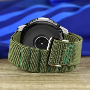 20mm ARMBAND, ELASTISHE SPORTSCHLAUFE, Uhrenarmband kompatibel mit 18 20 22 24 25 mm Coros TicWatch Skagen Timex Amazfit Withings Citizen