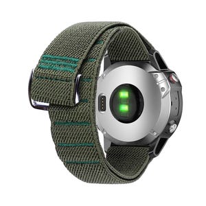 Kompatibel mit Garmin Armband Ersatz, elastischem Uhrenarmband, Uhrenarmbändern für Damen und Herren, Uhrenarmband 18 mm 20 mm 22 mm 25 mm