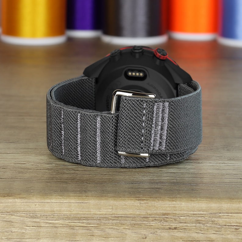 Super Rugged Sports Strap Compatible With Garmin Instinct Fenix Forerunner Venu Approach Bands Elastic fits Garmin Watch 18mm 20mm 22mm 25mm image 3
