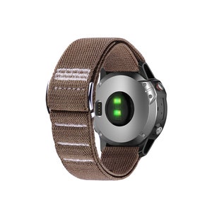 Replacement Watch Band compatible with Garmin Fenix Venu Forerunner Vivoactive 3 Approach Instinct Elastic Adjustable Hook and Slot