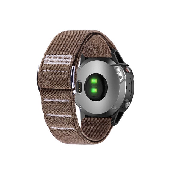 Replacement Watch Band compatible with Garmin Fenix Venu Forerunner Vivoactive 3 Approach Instinct Elastic Adjustable Hook and Slot
