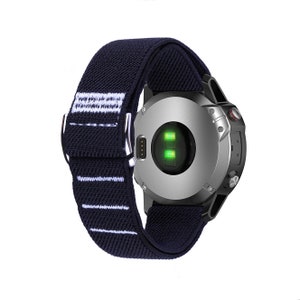 Elastic Watch Band, Watch Band compatible with Garmin, Sport Loop Band, Replacement Watch band, Band Nylon, 18 20 22 24 25mm Watch Band