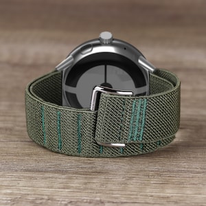 Cinturino elastico compatibile con Google Pixel Watch, cinturino in nylon elasticizzato per uomo e donna, cinturino intrecciato, cinturino Alpine Loop.