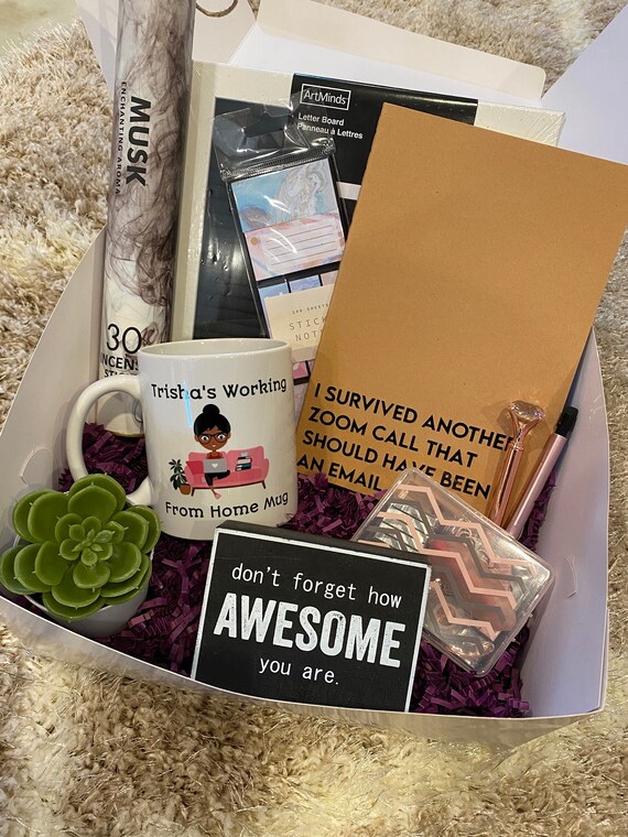 Work From Home Gift Set Zoom Meeting Gift Virtual Gift Etsy