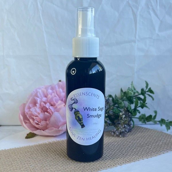 White Sage Essential Oils Smudge Spray ~ Reiki Infused ~ 125ml