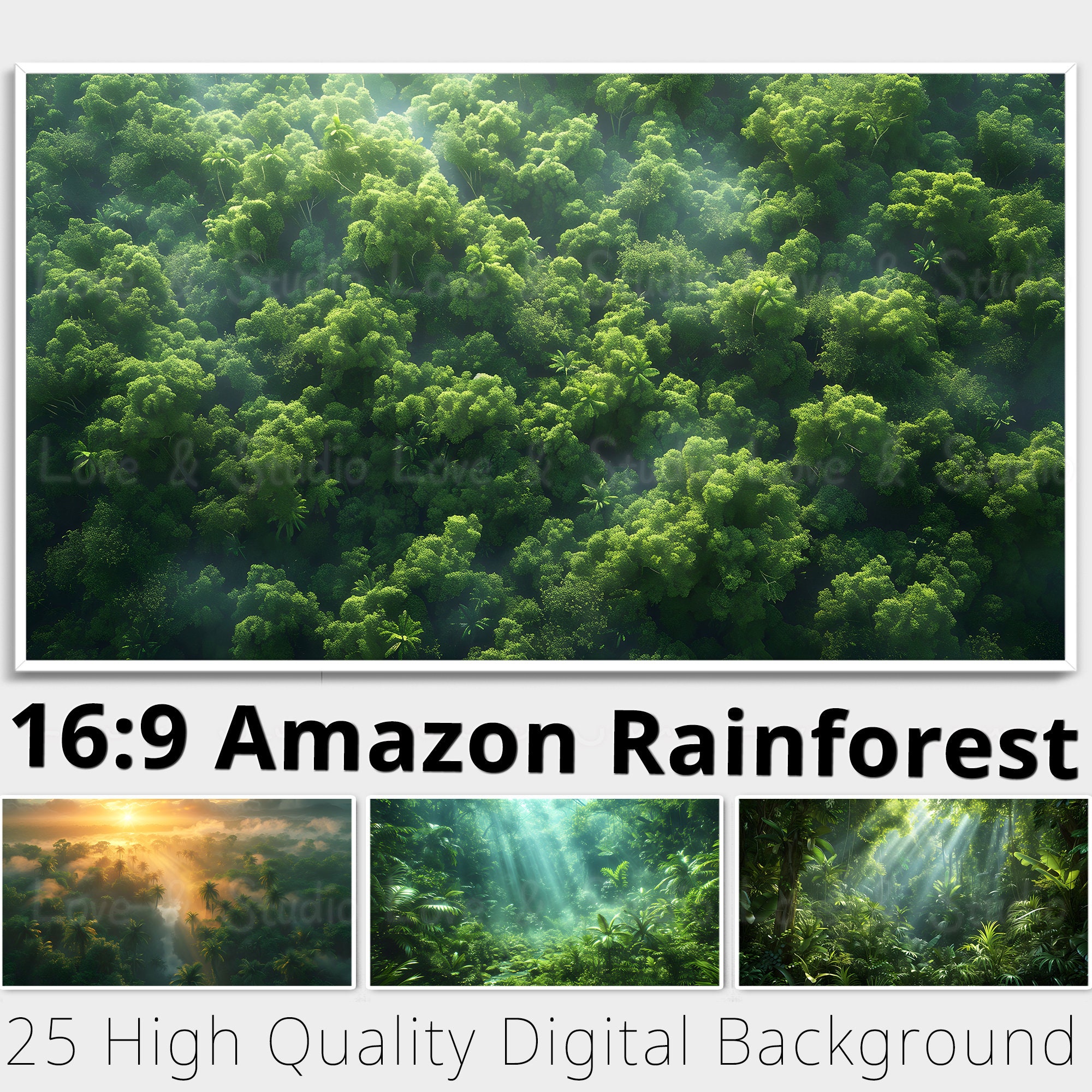 16: 9 Amazonas Regenwald Baldachin Digitaler Hintergrund. Druckbare  Querformat. 25 Samsung Rahmen TV Art. Youtube Overlay. Tapete. Kommerzielle  Nutzung - Etsy Österreich, image size:2000x2000