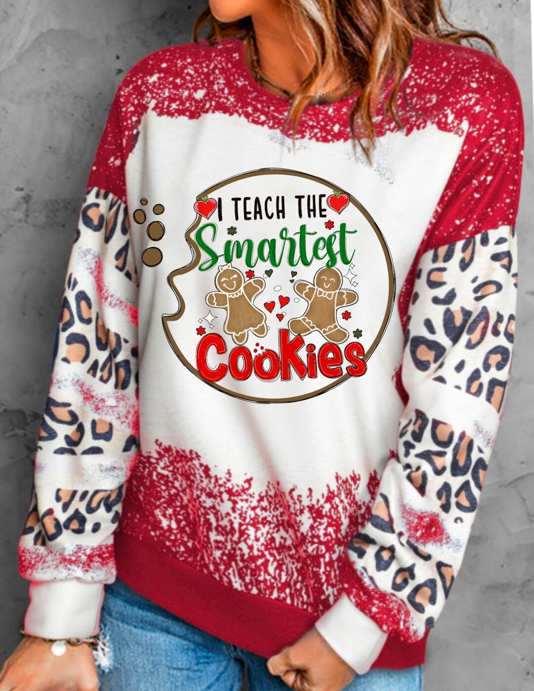 I Teach the Smartest Cookies Teacher Christmas Png Sublimation File - Etsy