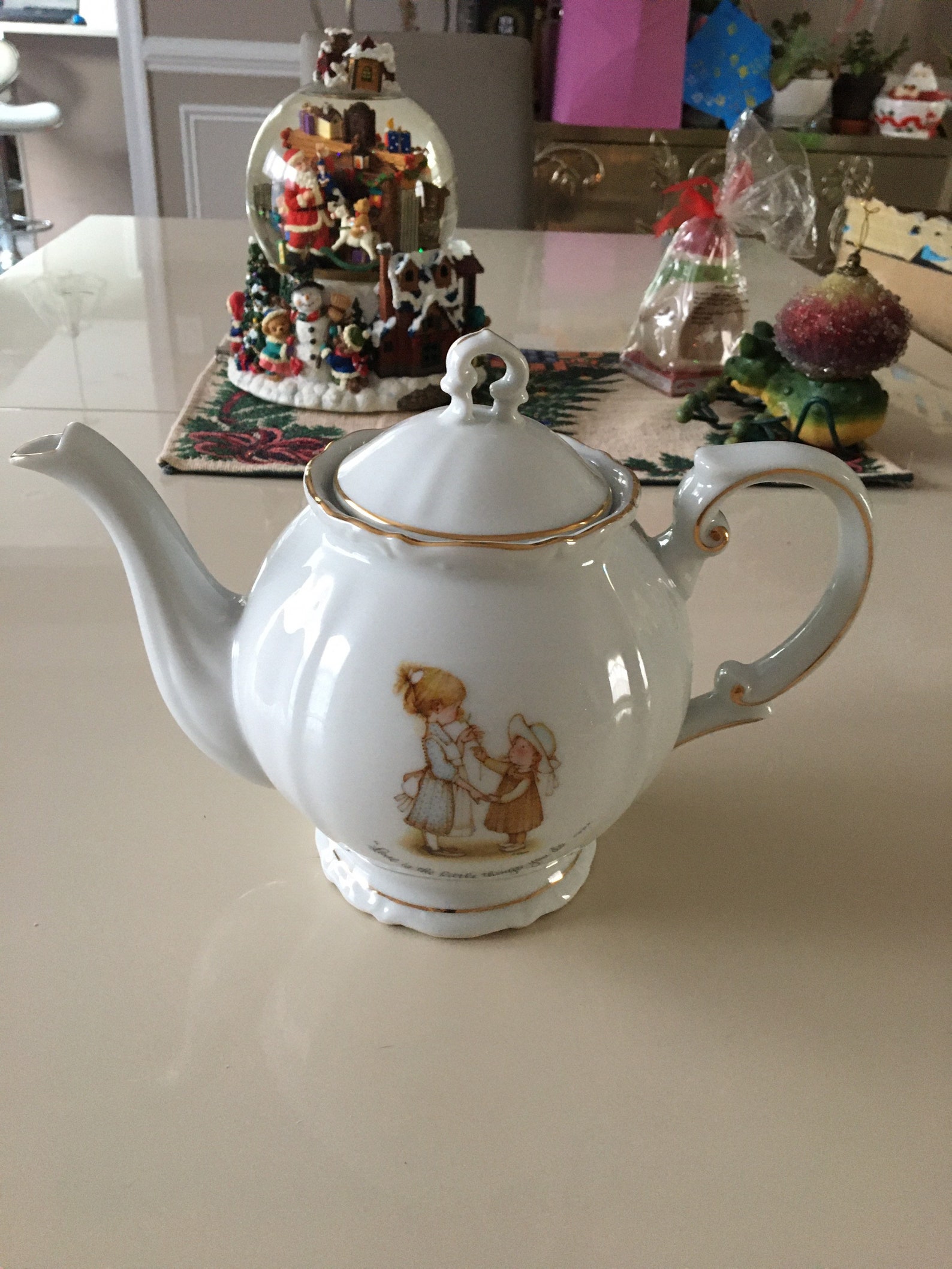 Holly Hobby Teapot Made in Japan Genuine Porcelain world Wide Etsy