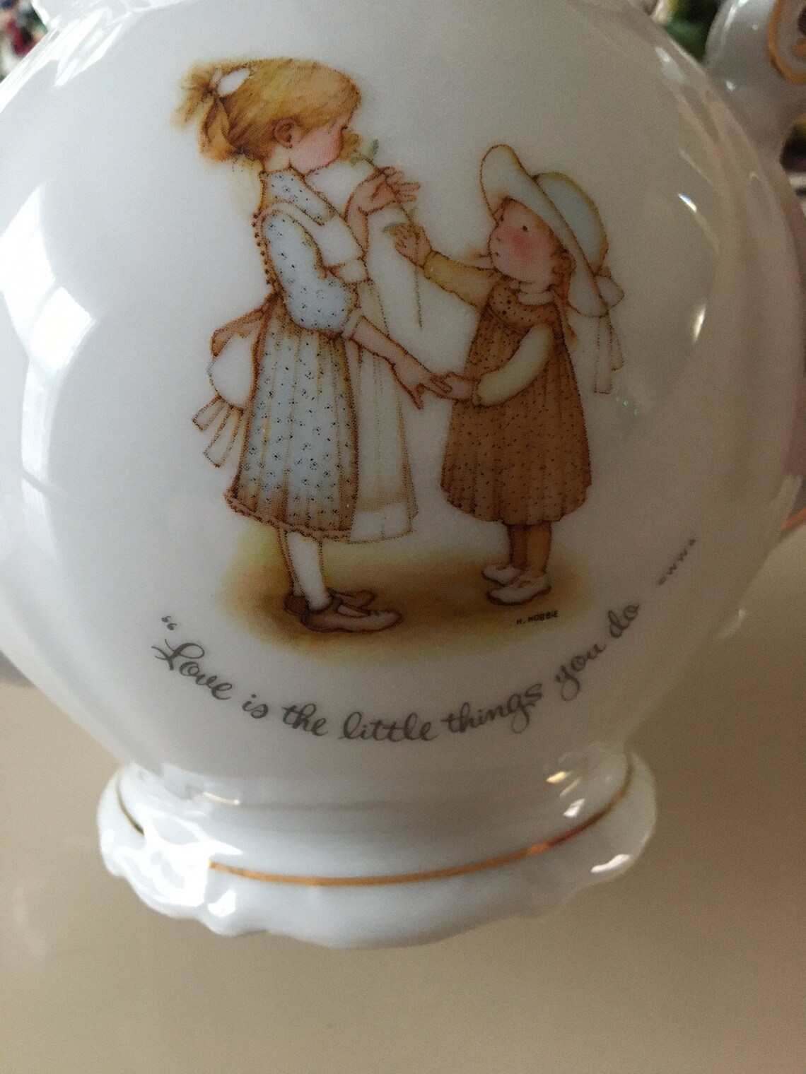 Holly Hobby Teapot Made in Japan Genuine Porcelain world Wide Etsy