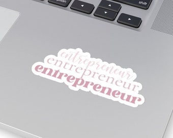 Entrepreneur Vinyl Sticker, Laptop Decal, Girl Boss Gift