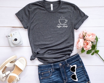 Coffee Please T-Shirt, Cute Coffee Lover Shirt
