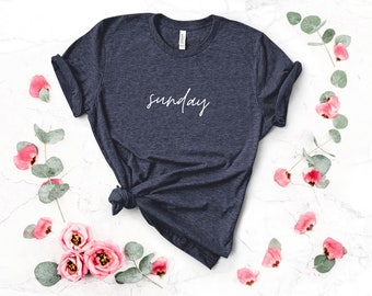 Sunday Funday T-Shirt, Relaxed Weekend Tee