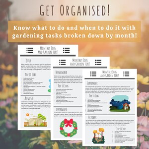 Garden Calendar Garden Planner Printable Garden Planner Printable ...