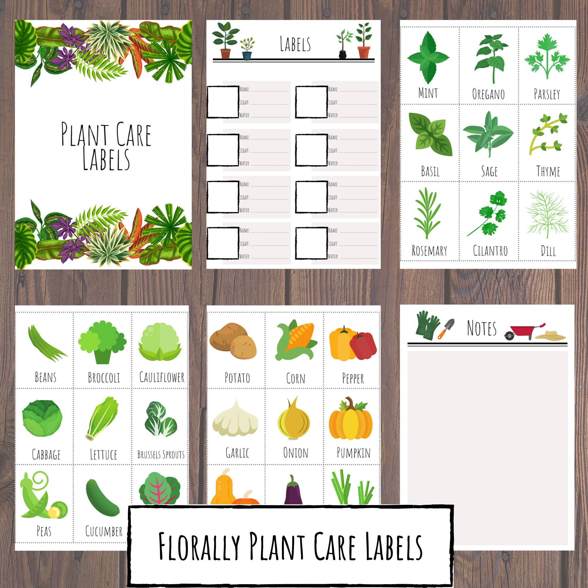 Printable Plant Label Template